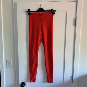 Alo Yoga Cherry Red Fast Leggings